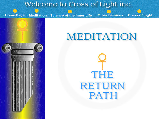 Welcome to Cross of Light Inc. which provides meditation - the return path - and other services in Toowoomba
